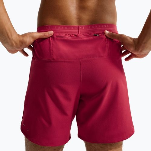Spodenki do biegania męskie Nike Stride Dri-Fit 2in1 7" tough red