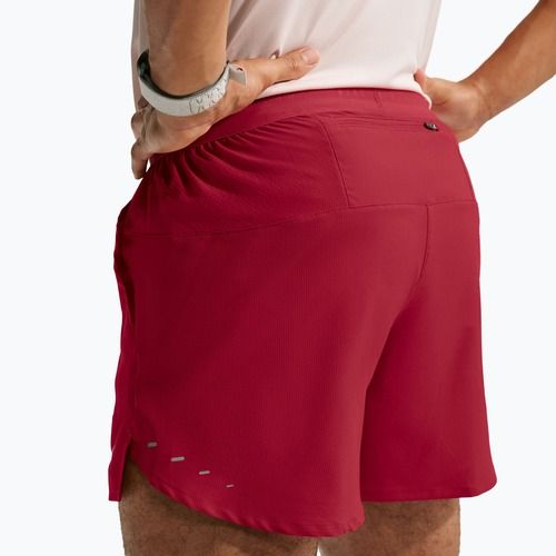 Spodenki męskie Nike Stride Dri-Fit Brief-Lined 5" tough red