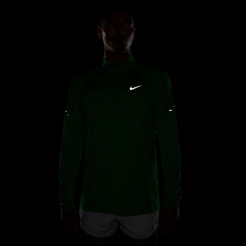 Bluza do biegania męska Nike Stride 1/4 Zip Dri-Fit green spark