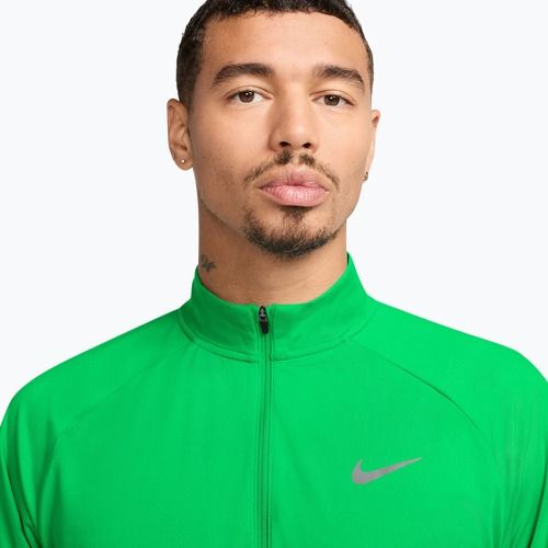 Bluza do biegania męska Nike Stride 1/4 Zip Dri-Fit green spark