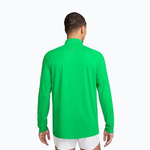 Bluza do biegania męska Nike Stride 1/4 Zip Dri-Fit green spark