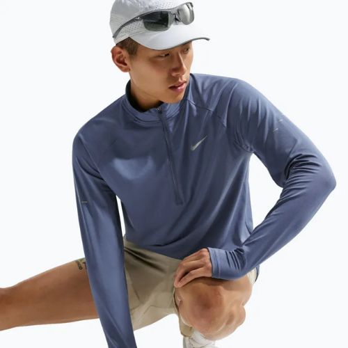Bluza do biegania męska Nike Stride 1/4 Zip Dri-Fit diffused blue