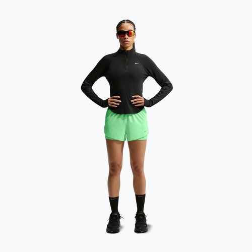 Spodenki do biegania damskie Nike Swift Mid-Rise 2in1 illusion green