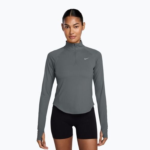 Bluza do biegania damska Nike Tempo Dri-Fit 1/4 Zip cool grey