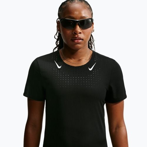 Koszulka do biegania damska Nike AeroSwift black/white