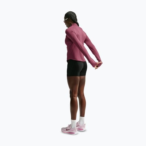 Bluza do biegania damska Nike Swift Dri-FIT UV 1/4-Zip pink smoke