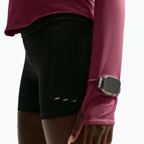 Bluza do biegania damska Nike Swift Dri-FIT UV 1/4-Zip pink smoke