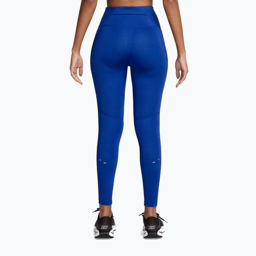 Legginsy damskie Nike Tempo Swoosh Run old royal/pink rise