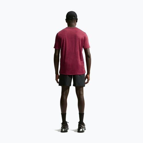 Koszulka do biegania męska Nike Miler Dri-Fit UV tough red/mystic dates