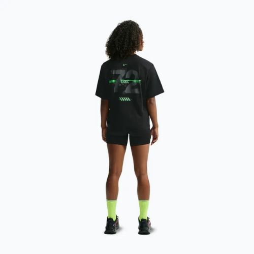 Koszulka do biegania damska Nike Swift Dri-Fit black/no color/illusion green