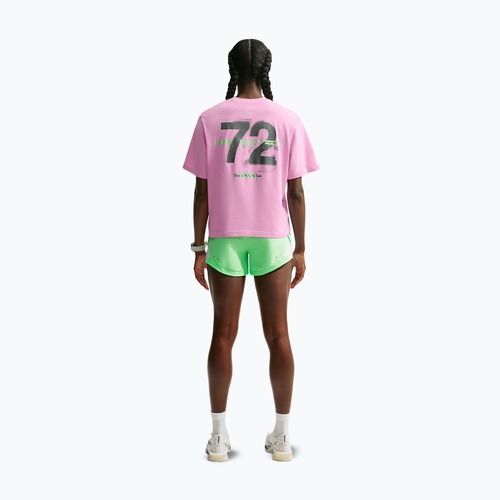 Koszulka do biegania damska Nike Swift Dri-Fit pink rise/illusion green