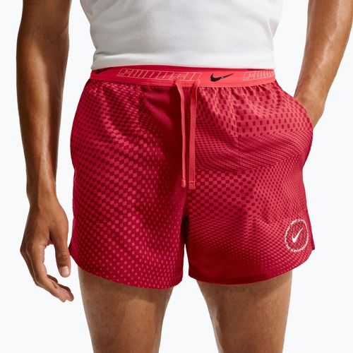 Spodenki do biegania męskie Nike Stride fusion red