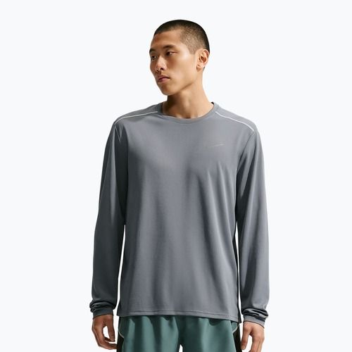 Longsleeve do biegania męski Nike Miler Dri-Fit UV smoke grey