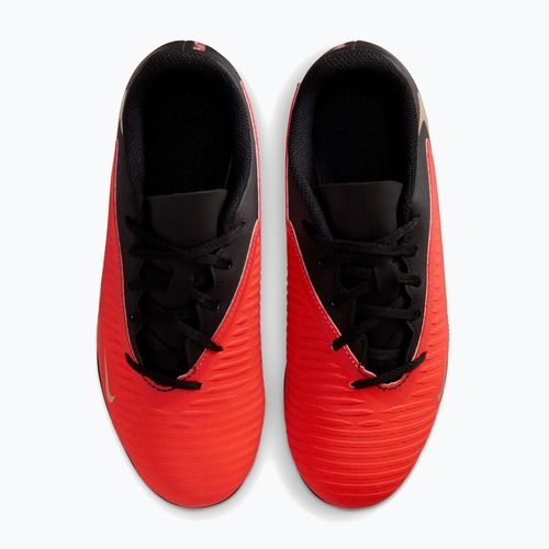 Buty piłkarskie dziecięce Nike Jr. Phantom 6 Low Club bright crimson/bright crimson/black