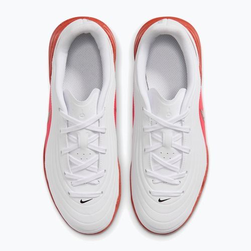 Buty piłkarskie dziecięce Nike Jr. Tiempo Maestro Club white/bright crimson/blur