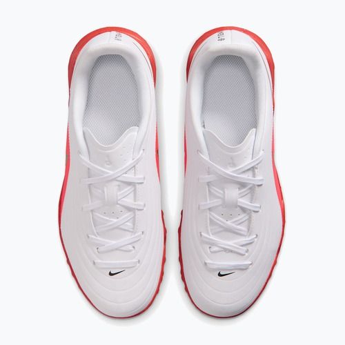 Buty piłkarskie dziecięce Nike Jr. Tiempo Maestro Club White/Bright Crimson/Blur