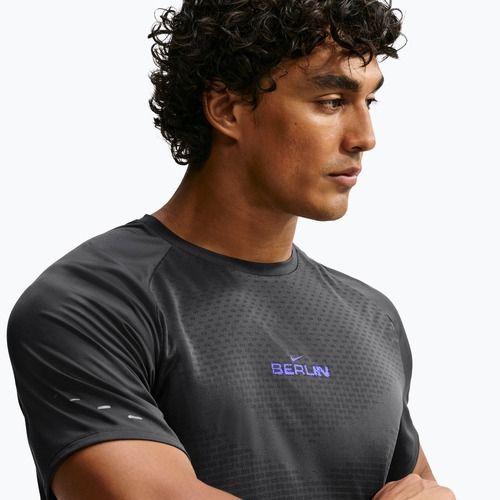 Koszulka do biegania męska Nike Stride anthracite