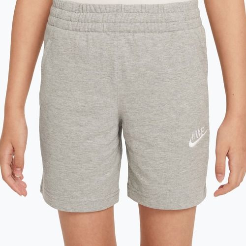 Spodenki dziecięce Nike Sportswear Club 6" dark grey heather/white