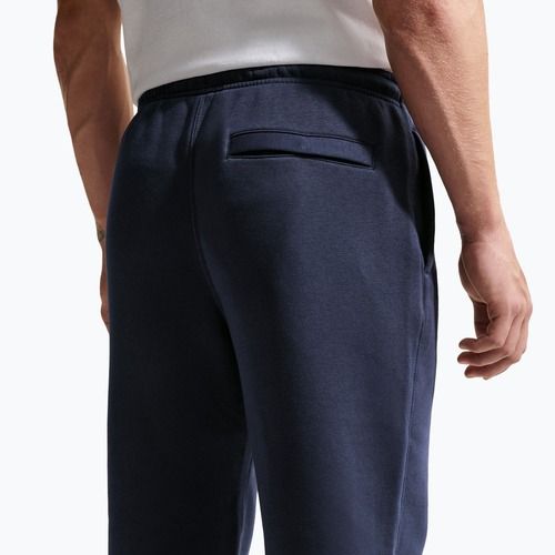 Spodnie męskie Nike Club Cuffed Brushed obsidian/obsidian/white