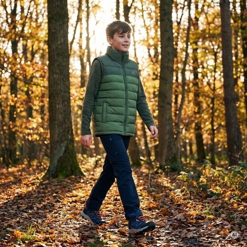 Bezrękawnik dziecięcy KADVA Cryon JR zielony