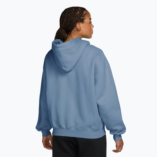 Bluza damska Nike Studio Fleece Medium Weight Oversized Full Zip work blue/sail
