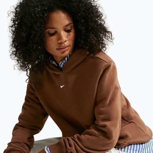 Bluza damska Nike Studio Fleece cacao wow/sail