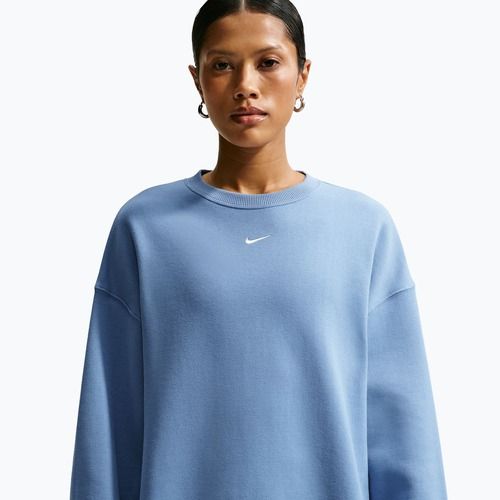 Bluza damska Nike Studio Fleece Medium Weight work blue/sail