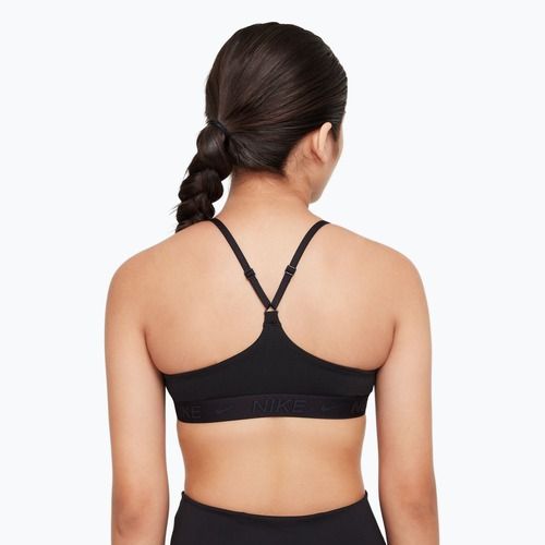 Biustonosz dziewczęcy Nike Indy black/black