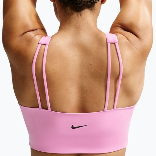 Biustonosz treningowy Nike Pro Sculpt pink rise/black