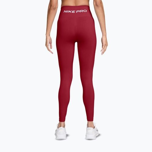 Legginsy damskie Nike Pro Seamless tough red/white
