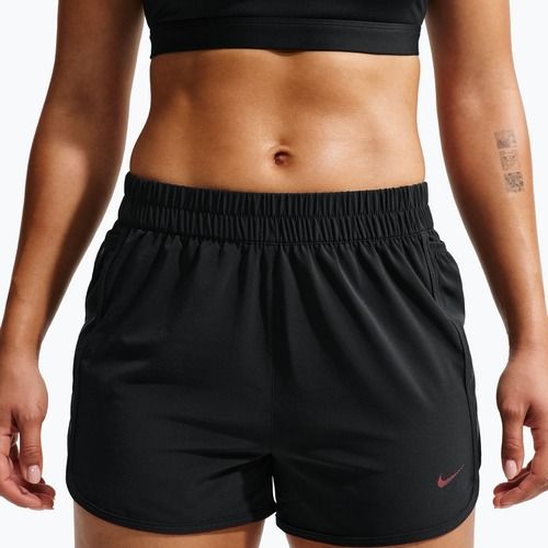 Spodenki treningowe damskie Nike One black/black/university red