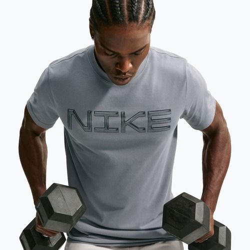 Koszulka treningowa męska Nike Dri-FIT Training T-Shirt smoke grey/black