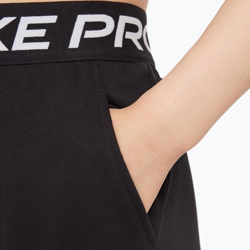Spodnie dziecięce Nike Pro Fleece black/black/black/white