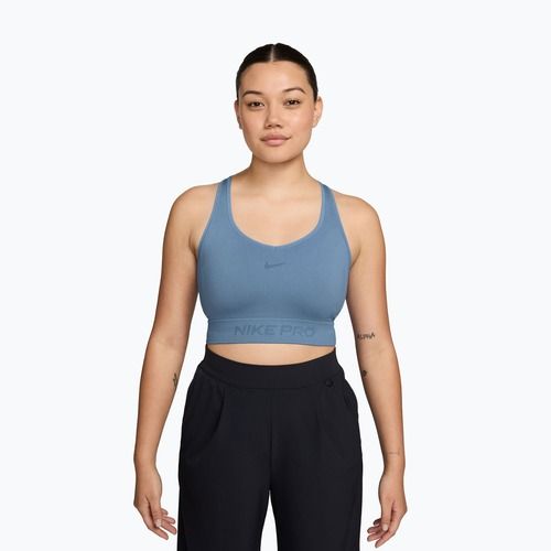 Koszulka treningowa damska Nike Pro Seamless work blue