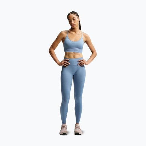 Biustonosz treningowy Nike Pro Seamless work blue