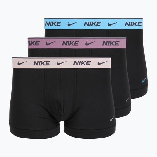 Bokserki męskie Nike Cotton Stretch Trunk 3 pack charcoal heather