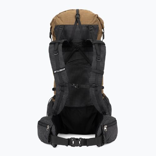 Plecak turystyczny 3F UL Qidian Pro 46+10 l Ultralight brązowy