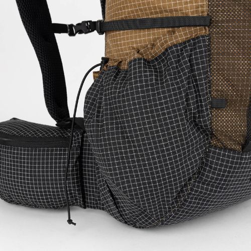 Plecak turystyczny 3F UL Qidian Pro 46+10 l Ultralight brązowy