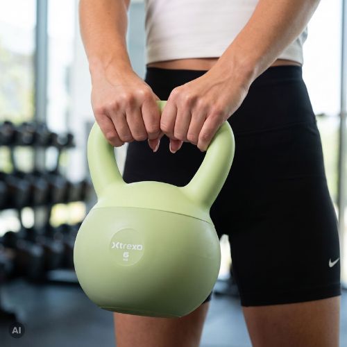 Kettlebell miękki XTREXO 6 kg zielony