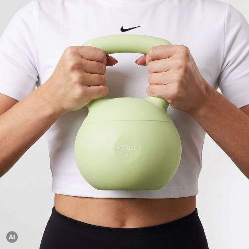 Kettlebell SOFT XTREXO 6 kg zielony