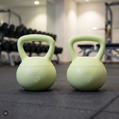 Kettlebell SOFT XTREXO 6 kg zielony