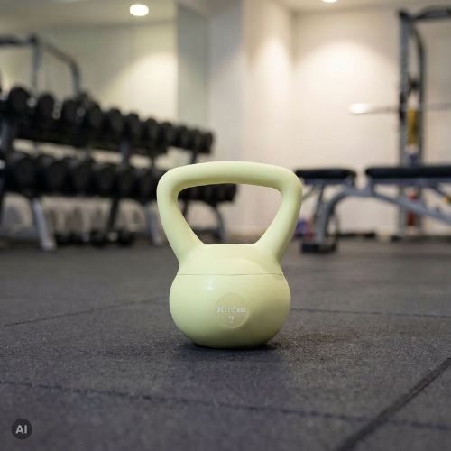 Kettlebell SOFT XTREXO 4 kg zielony