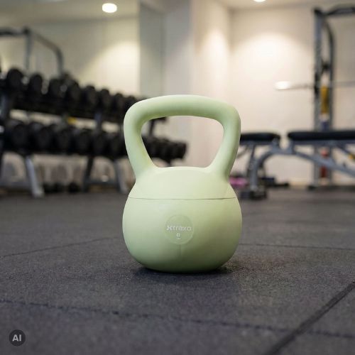 Kettlebell SOFT XTREXO 8 kg zielony