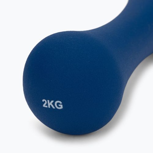 Zestaw hantli XTREXO ND neoprenowe 2 x 2 kg niebieski