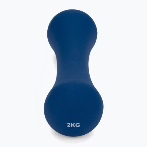 Zestaw hantli XTREXO ND neoprenowe 2 x 2 kg niebieski