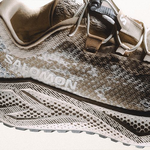 Buty do biegania damskie Salomon Aero Glide 4 GRVL tapioca/desert tan