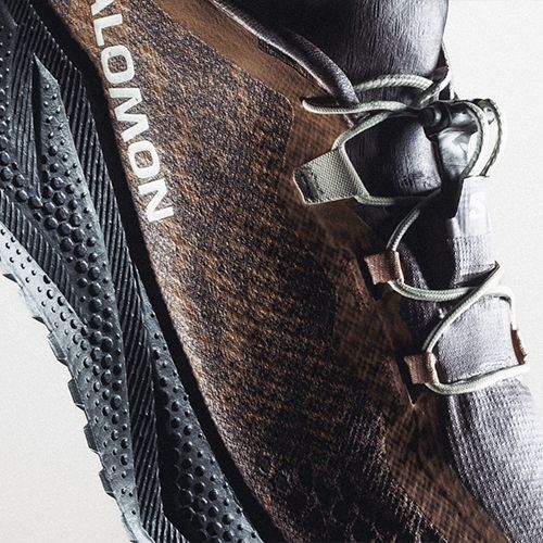 Buty do biegania męskie Salomon Aero Glide 4 GRVL burro/black