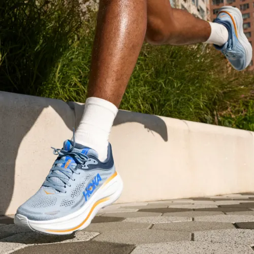 Buty do biegania męskie HOKA Bondi 9 white/hoka blue