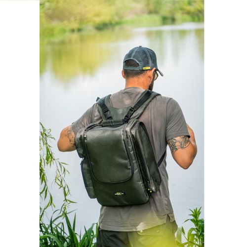 Plecak na łódkę zanętową RidgeMonkey Hunter 750 Rucksack zielony RM505