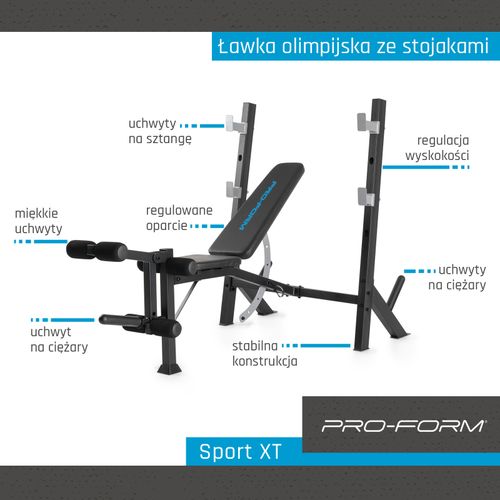 Ławka treningowa ze stojakiem ProForm Sport Xt 11520